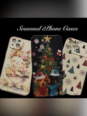Dachshund iPhone 13 Case, Christmas Case & 1- Easter iPhone Case 🌿🆕🌿